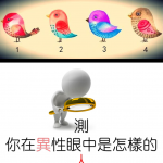 【心測】選一隻小小小小鳥　測你在異性眼中是怎樣的人？